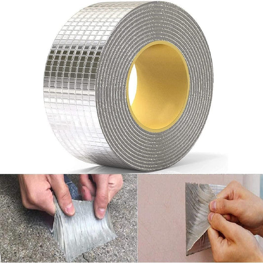 Aluminium Foil Tape -Waterproof Tape Waterproof Aluminum Foil Butyl Rubber Tape Flashing Tape Permanent Leak Proof