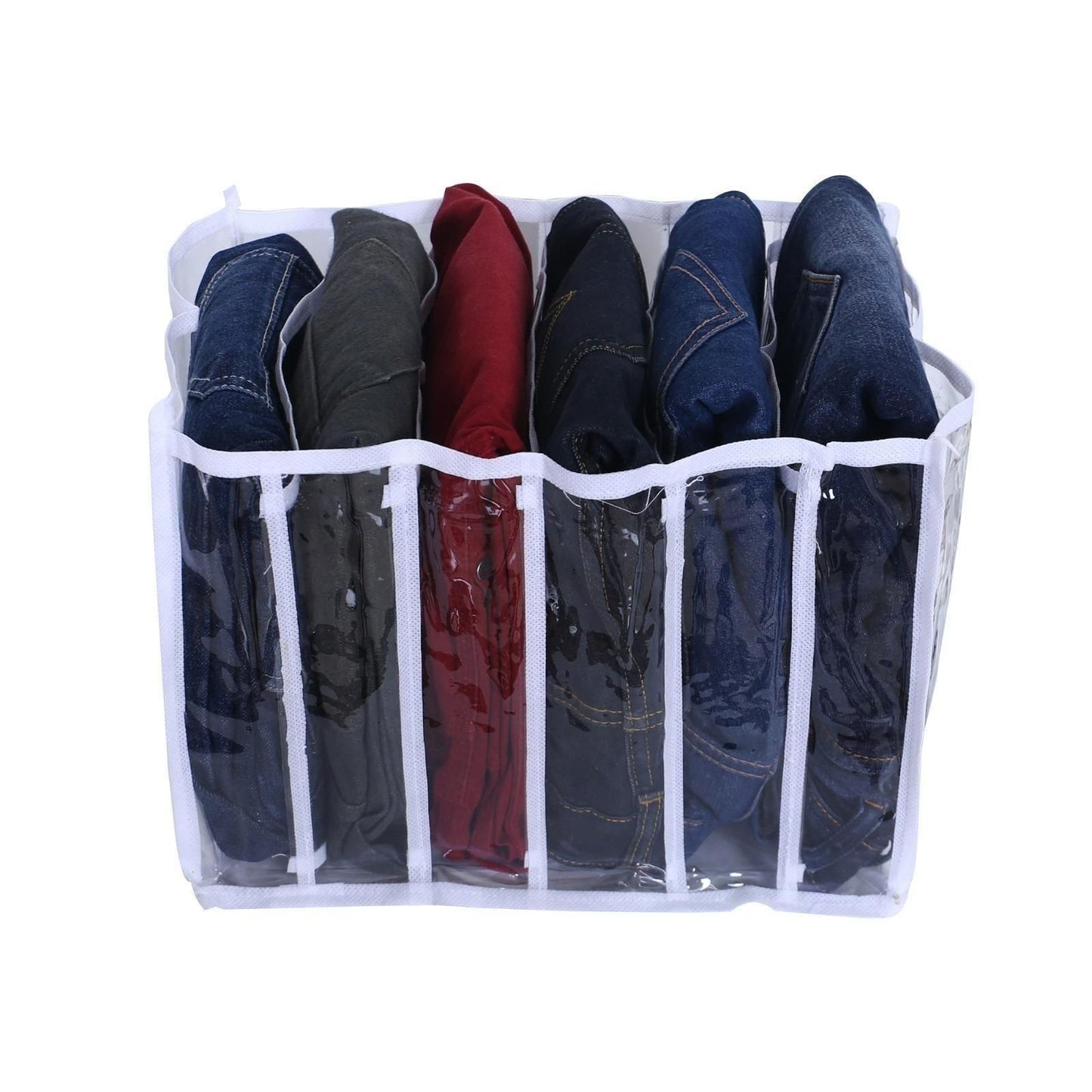 6 Grids Clothes Organizer (Pack of 6)