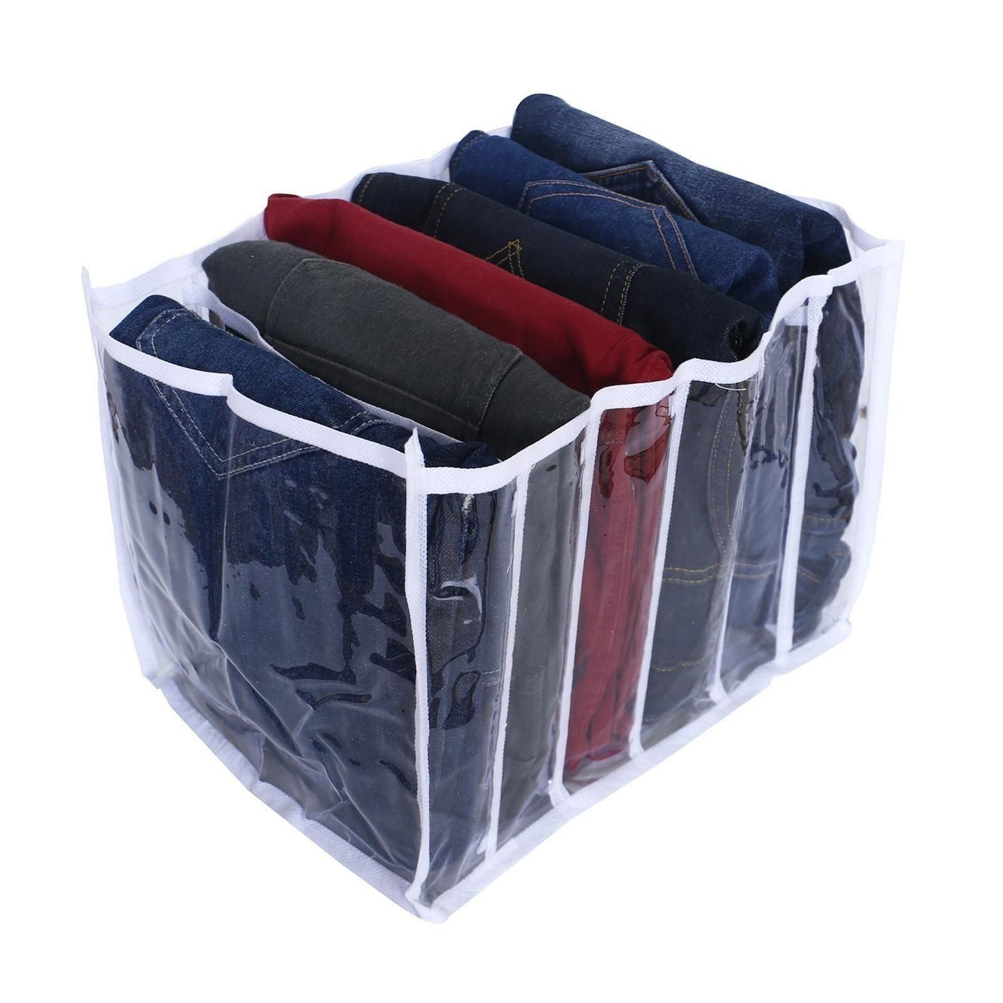 6 Grids Clothes Organizer (Pack of 6)